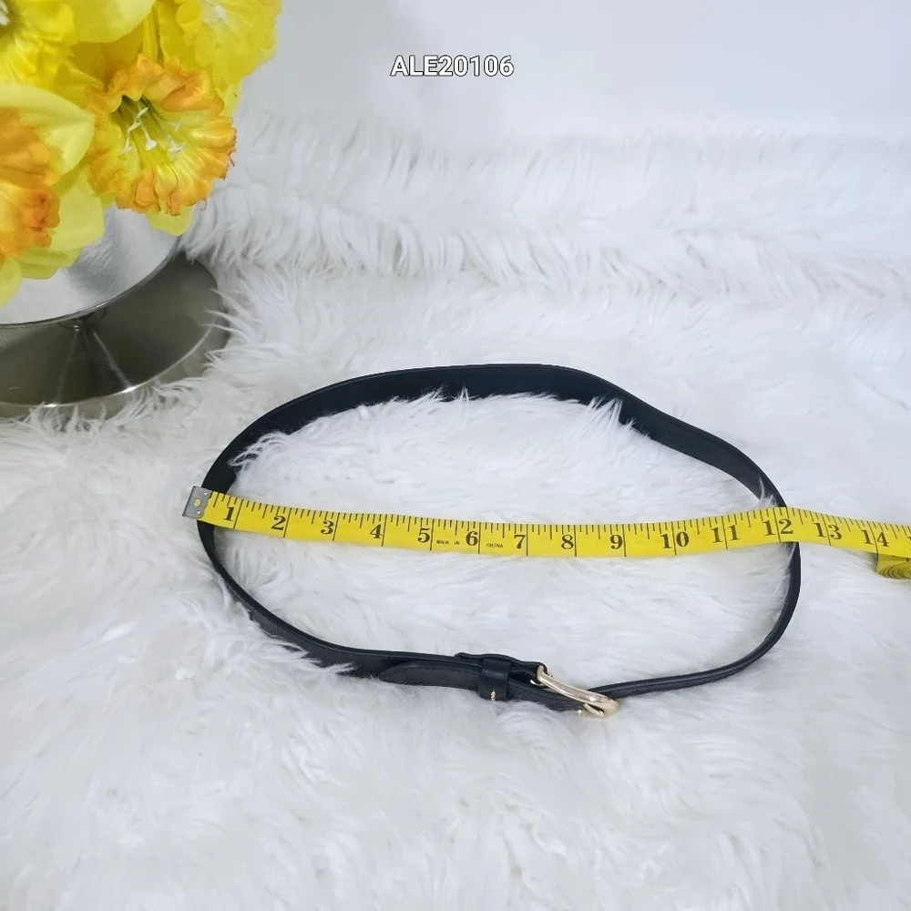 Coach Women Brown Belt with Gold Buckle F78179 Size Small